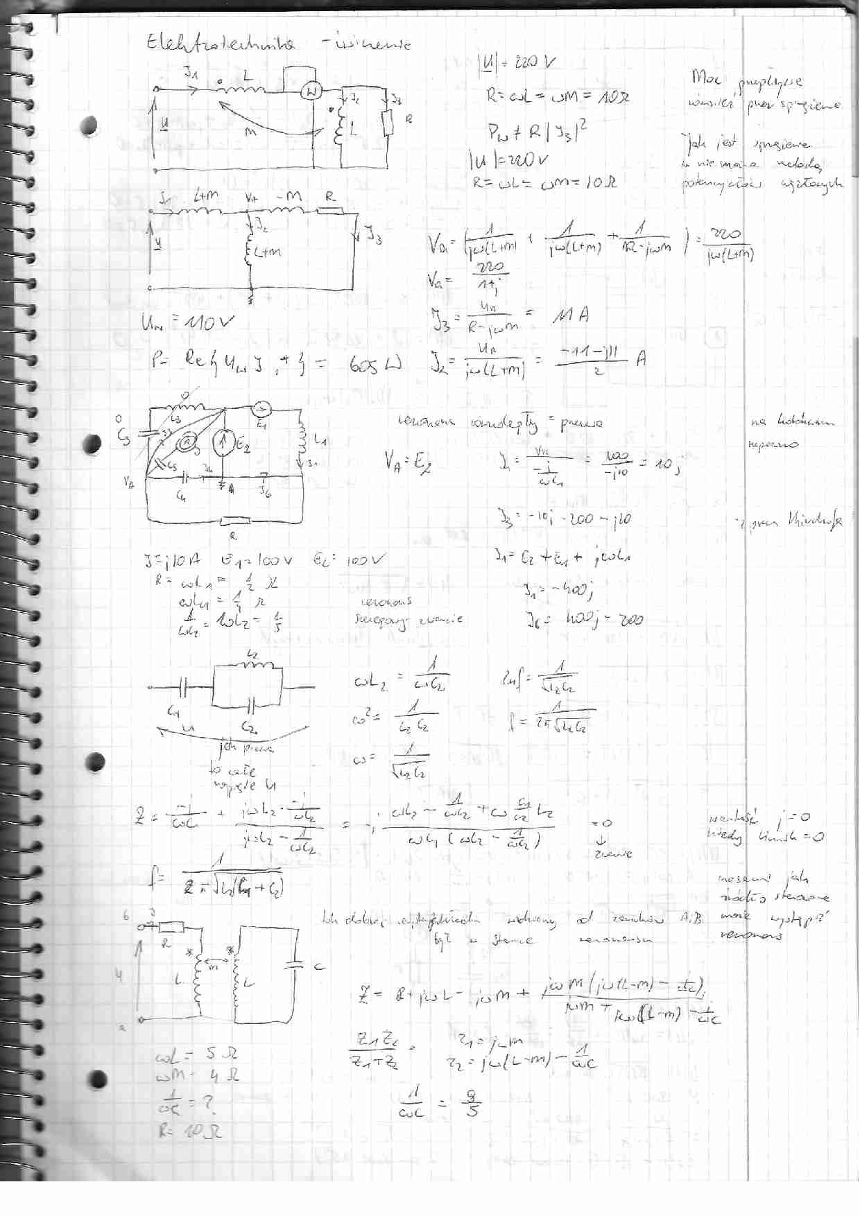 Elektrotechnika - ćwiczenia4 - strona 1