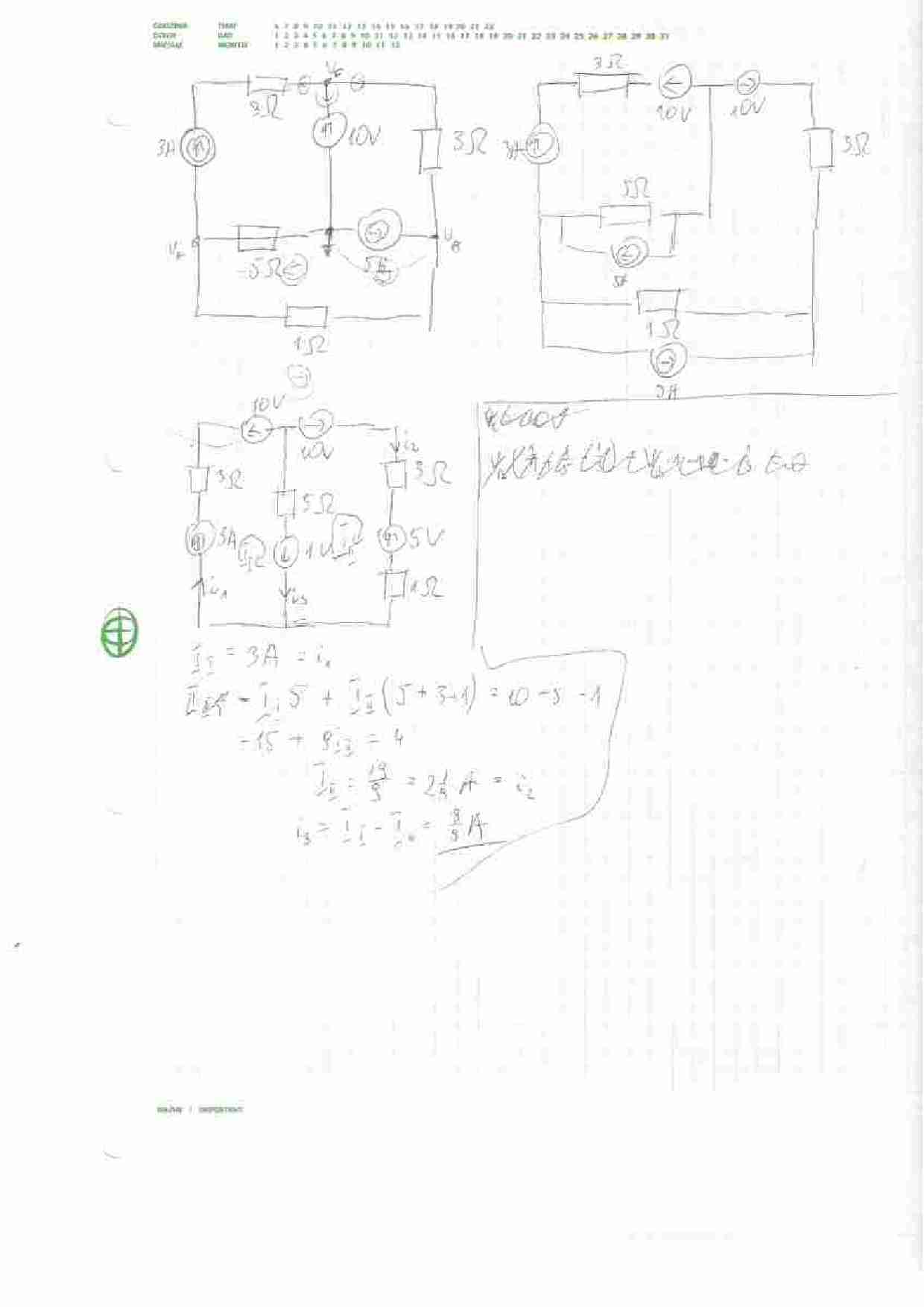 Rozwiązania zadań z elektrotechniki 1 - strona 1