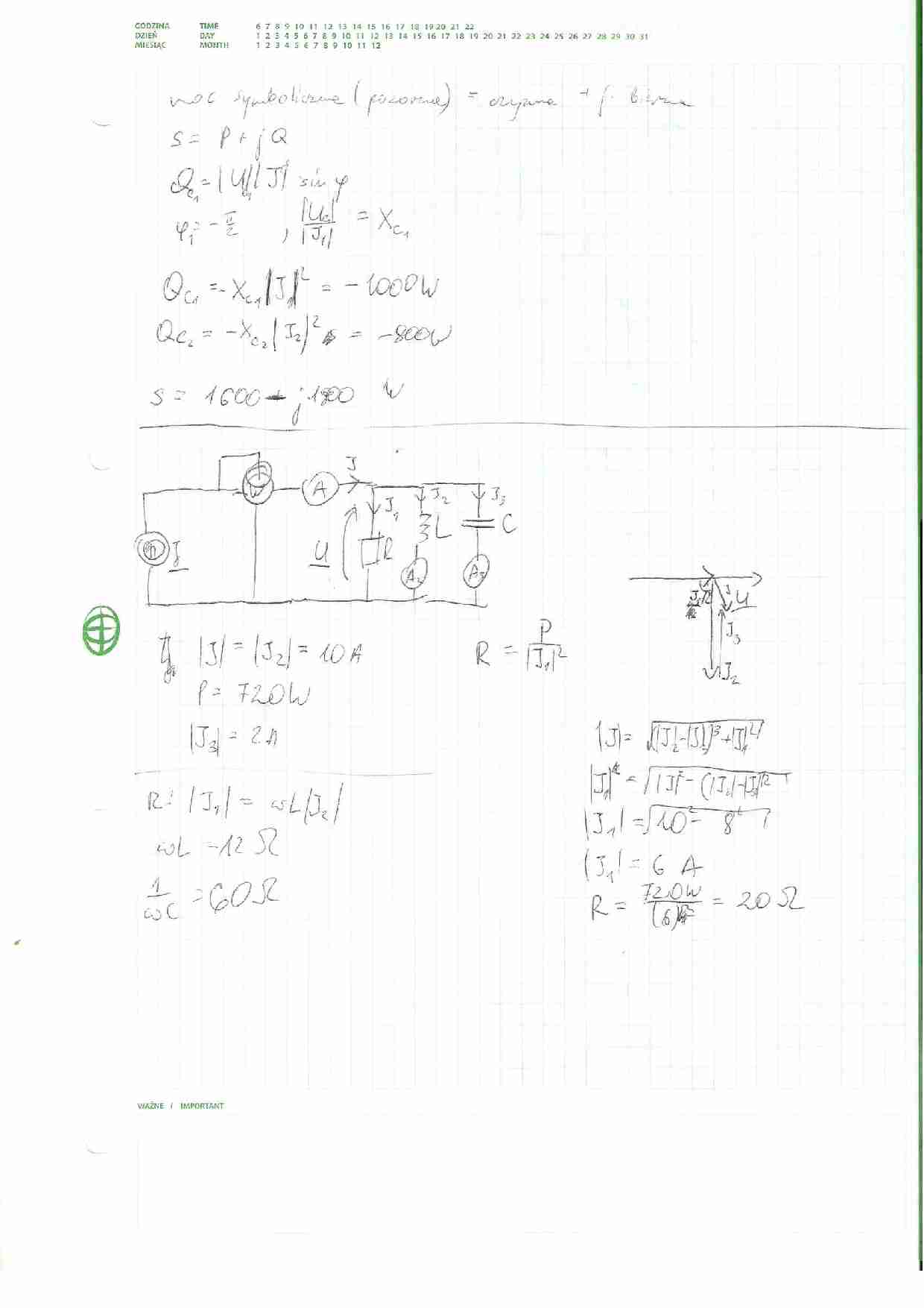 Zadania z elektrotechniki 5 - strona 1
