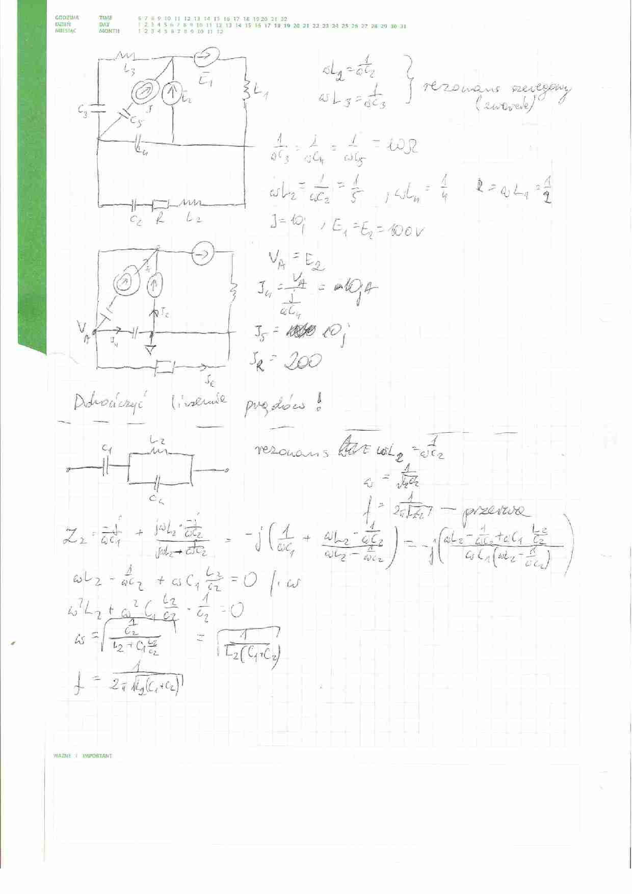 Zadania z elektrotechniki 14 - strona 1