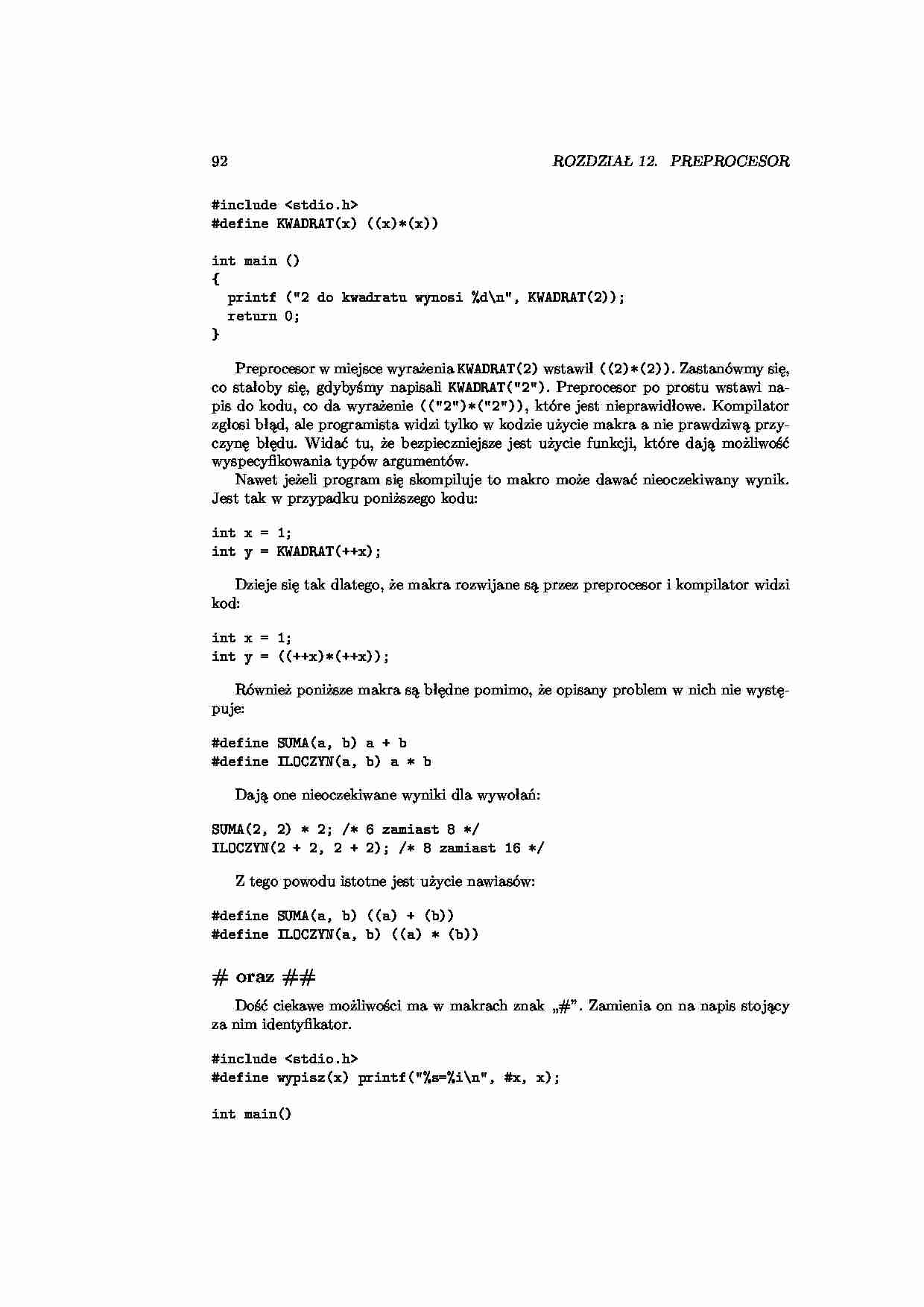Kurs programowania w C cz. 76 - strona 1