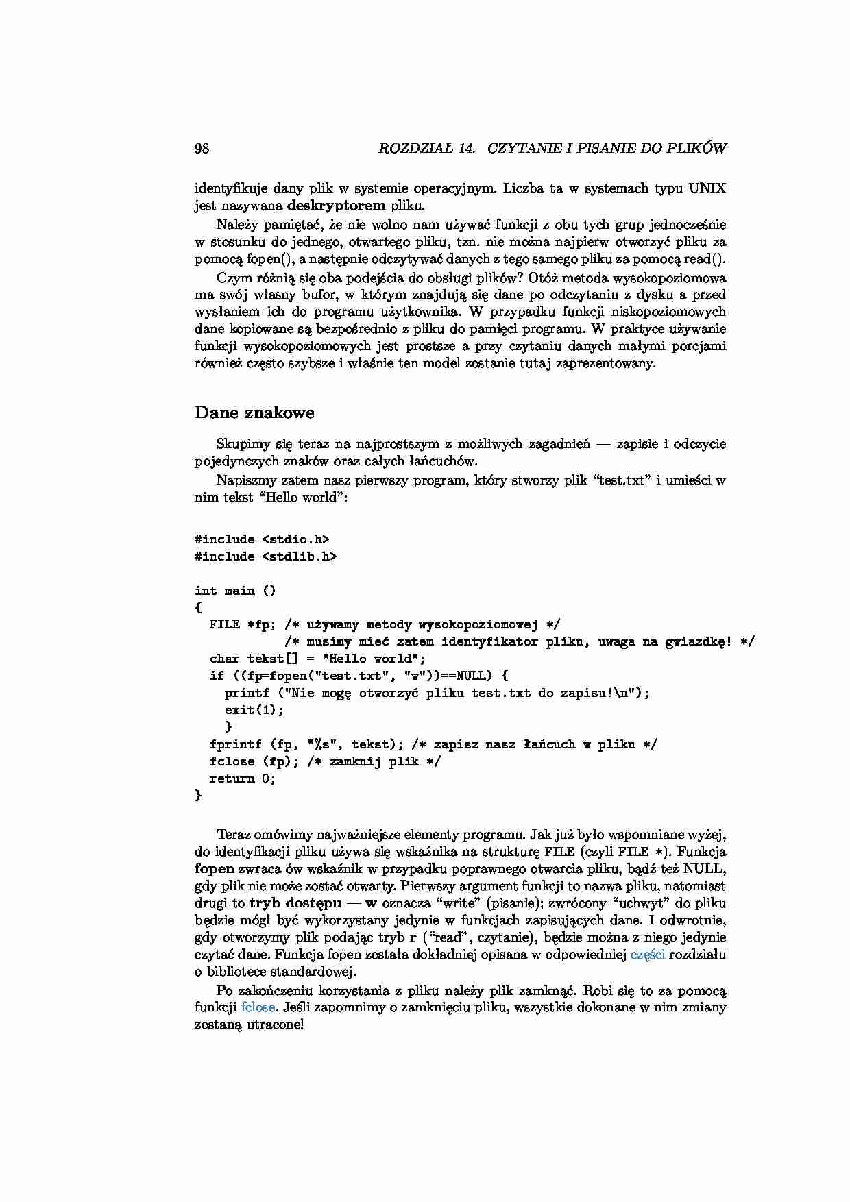 Kurs programowania w C cz. 82 - strona 1