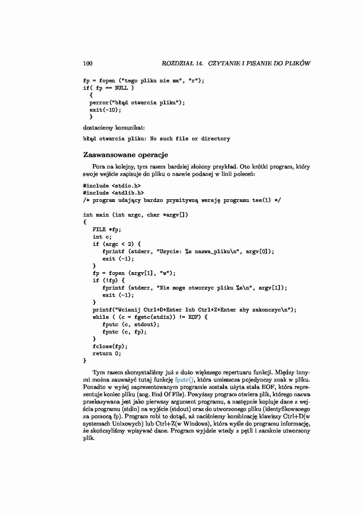 Kurs programowania w C cz. 84 - strona 1