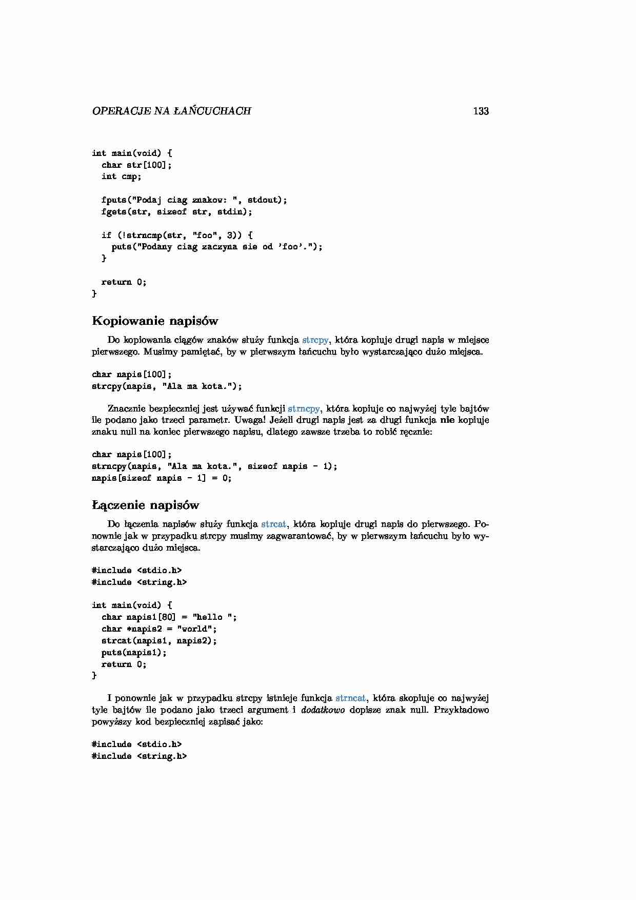 Kurs programowania w C cz. 116 - strona 1