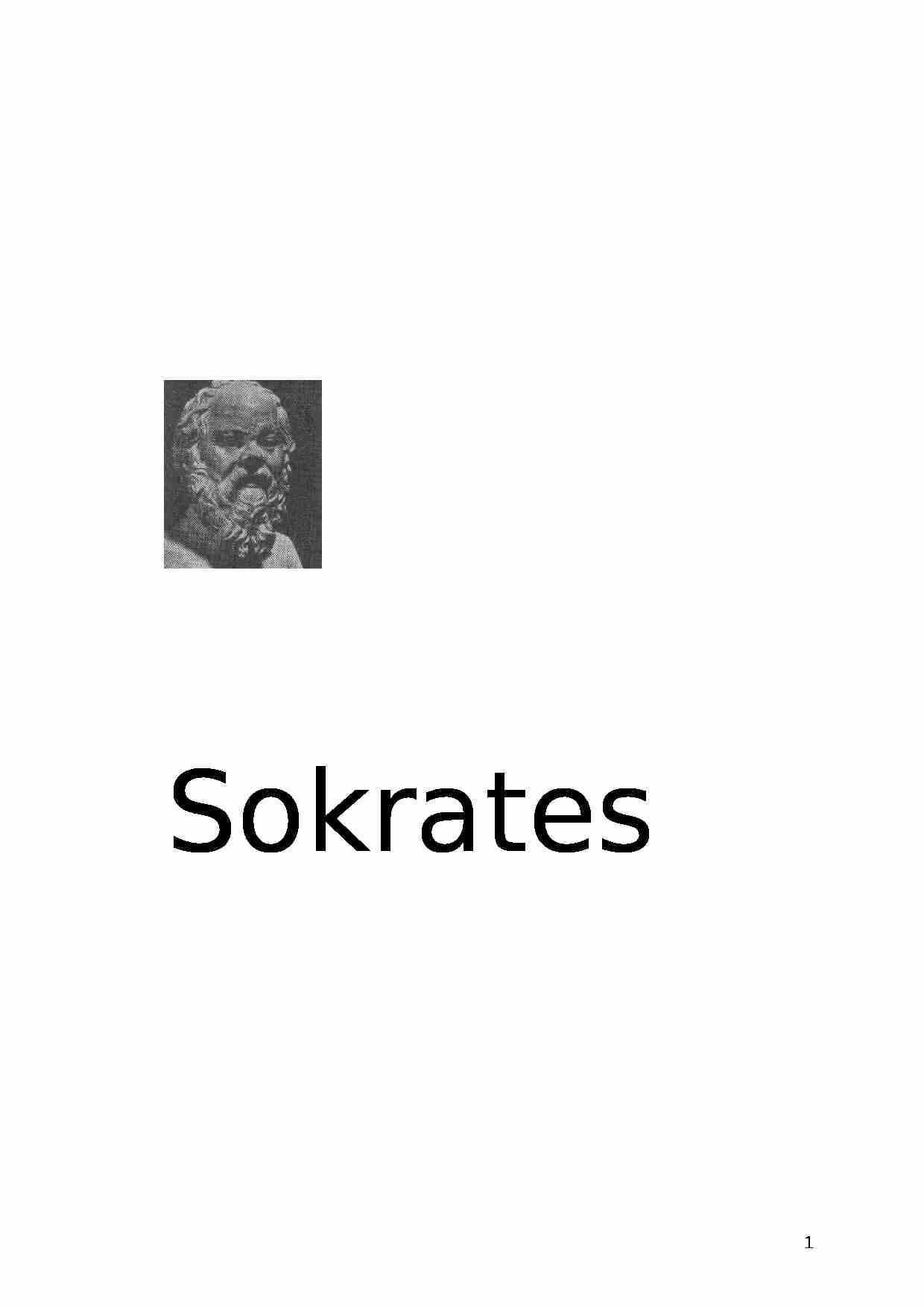 Referat - Sokrates - strona 1