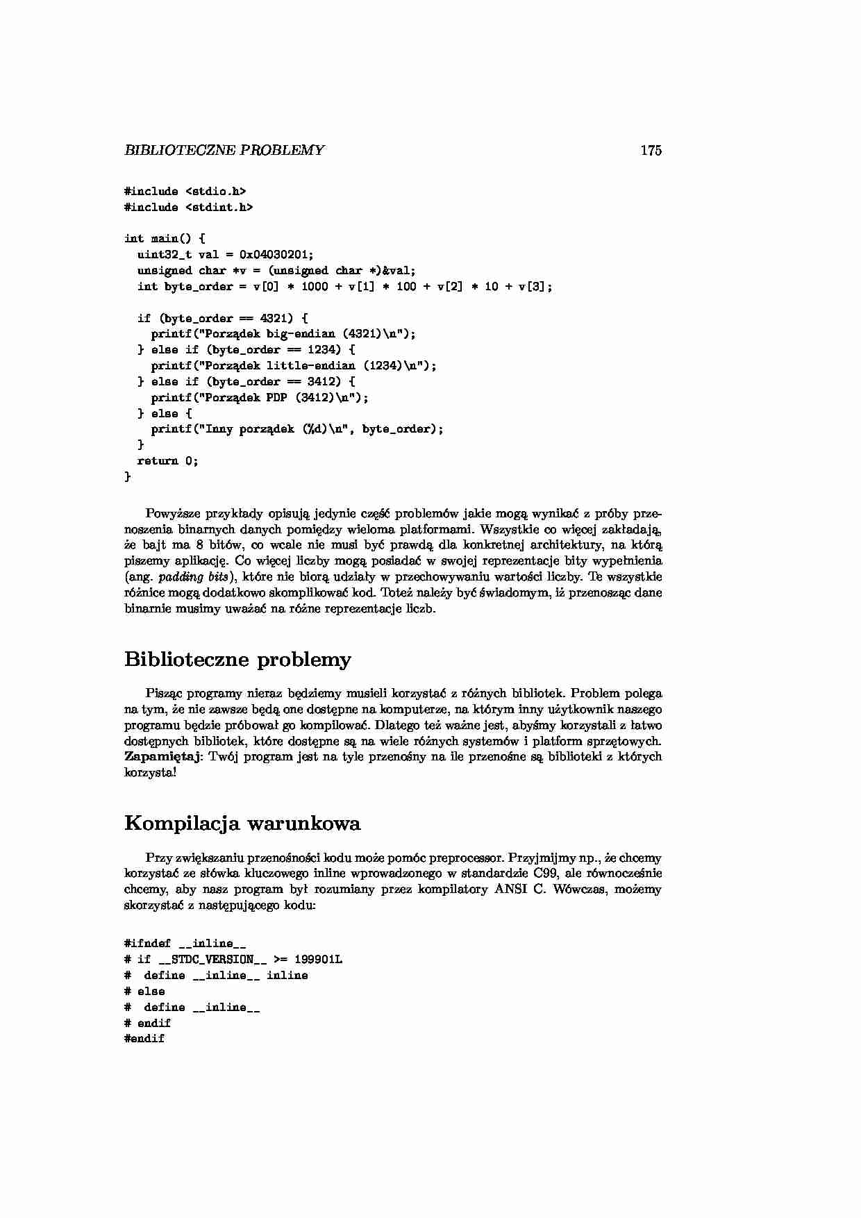 Kurs programowania w C  cz. 155 - strona 1