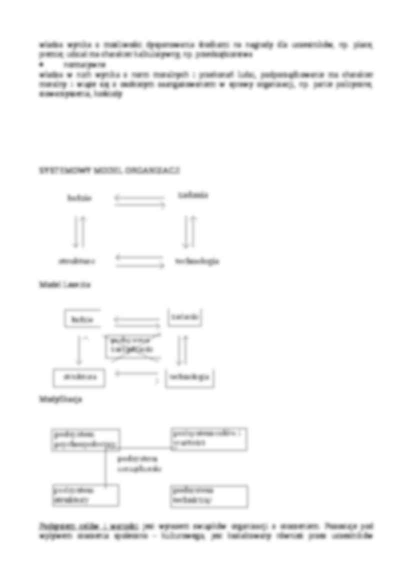 Organizacja - modele i typologia  - strona 2