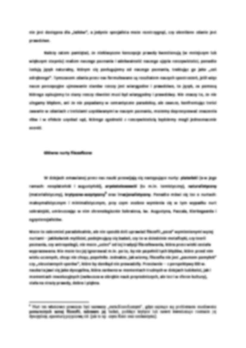 Główne koncepcje filozofii - strona 3