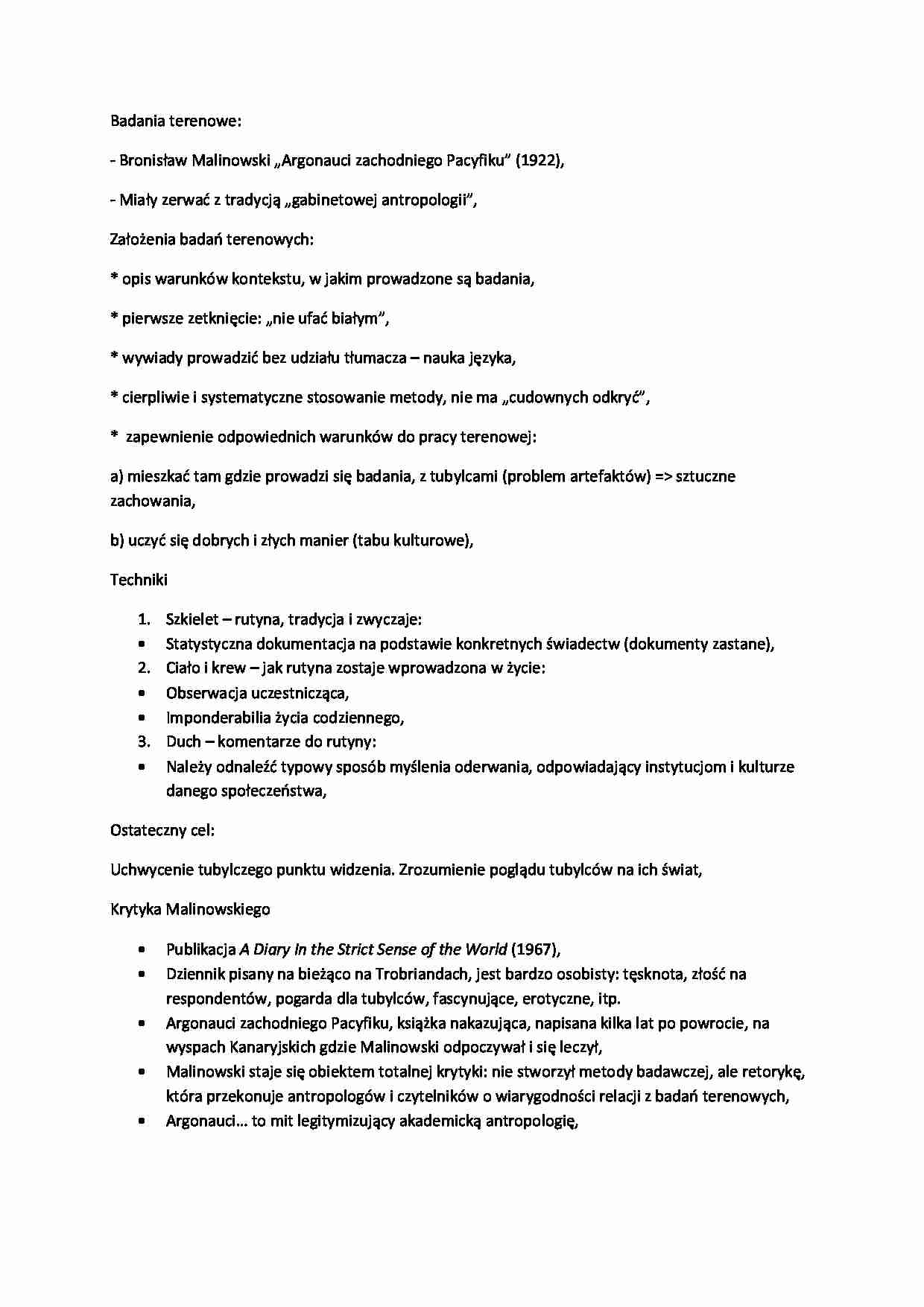 Badania terenowe - założenia i techniki   - strona 1