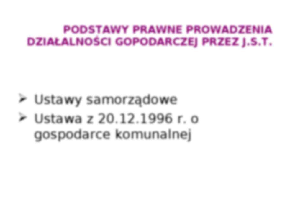 Działalność gospodarcza jednostek samorządu terytorialnego - strona 2