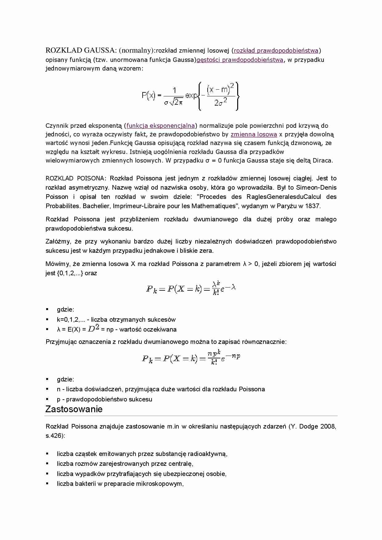 Fizyka jądrowa , rozkład Gaussa - strona 1