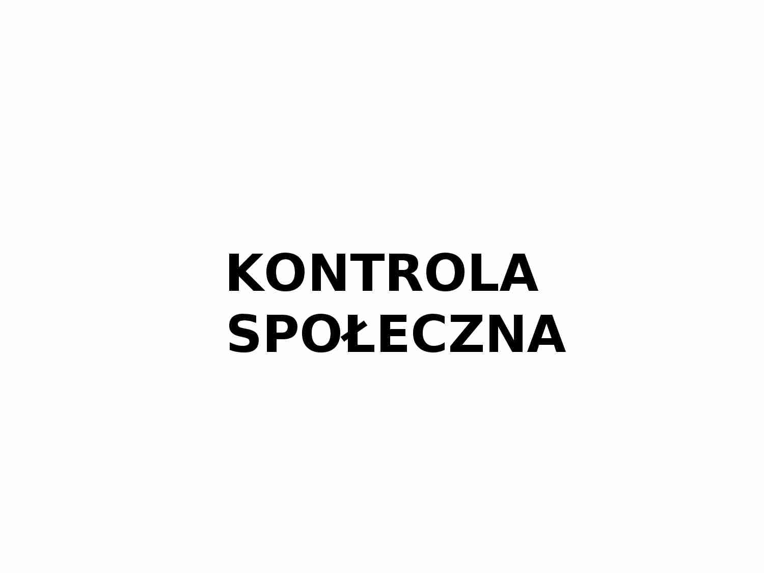 Kontrola spoŁeczna - N. Machiavelli - strona 1