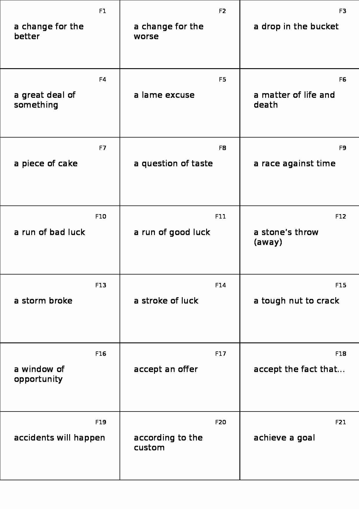 Fiszki - 1300 popularnych angielskich fraz - strona 1