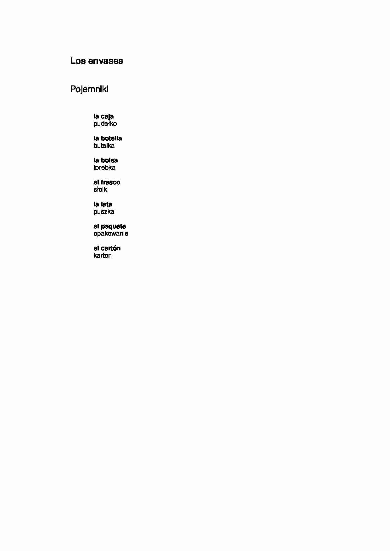 słówka - pojemniki - strona 1