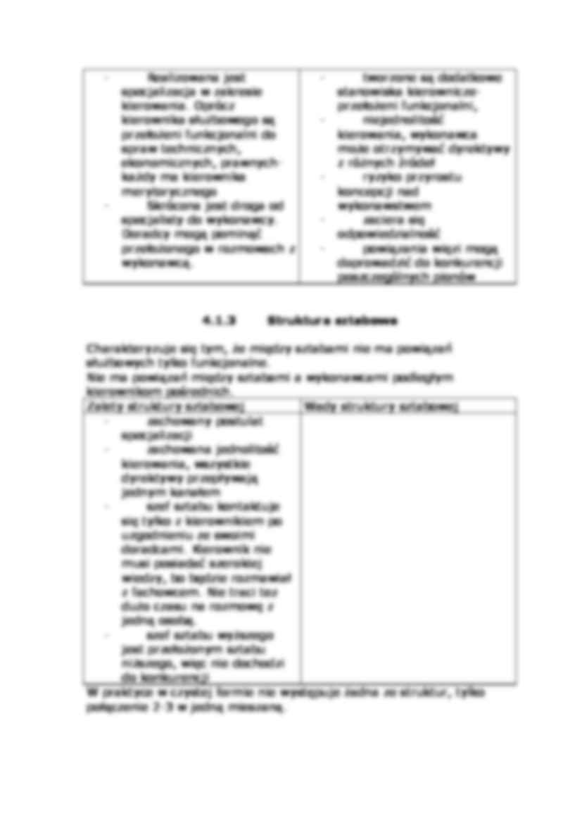 Teoria struktur organizacyjnych - strona 2