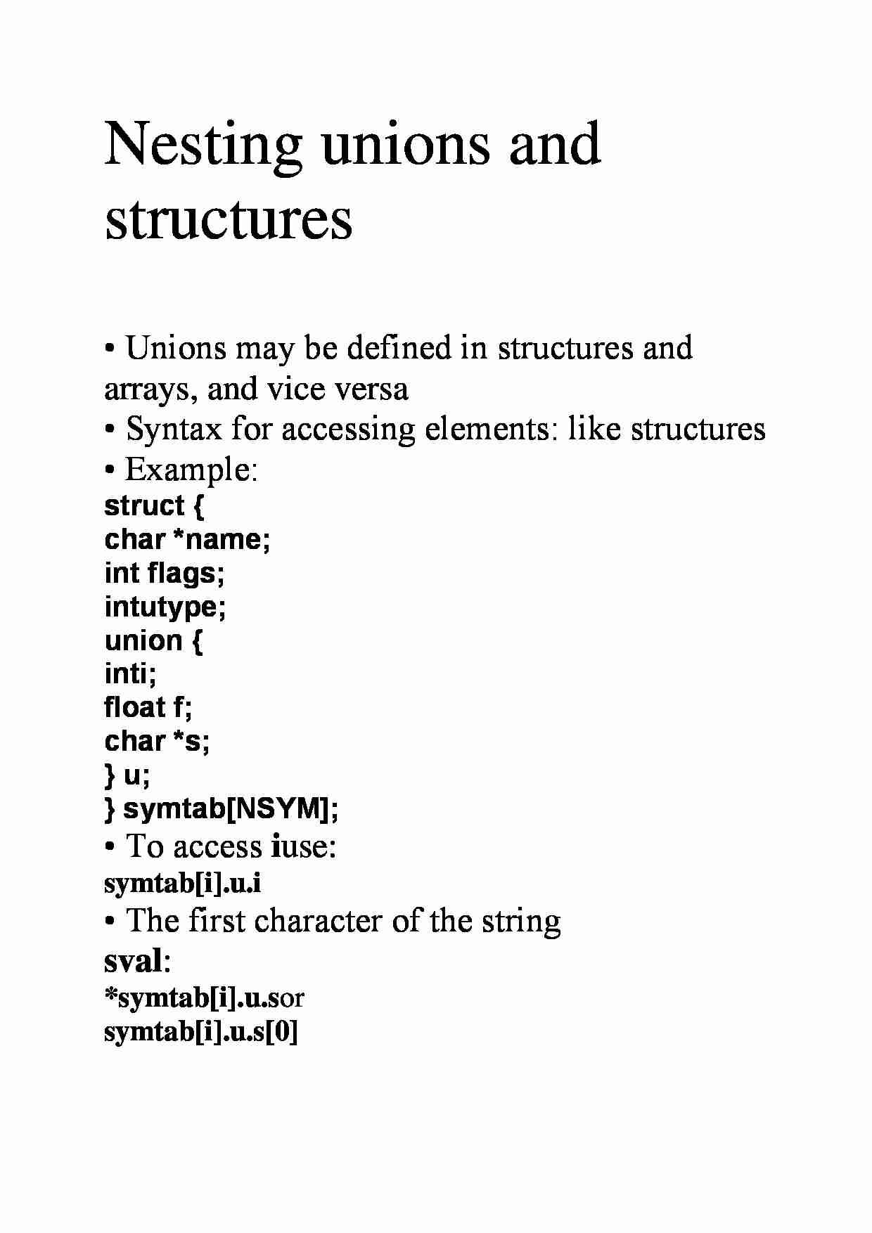 Nesting unions and structures - strona 1