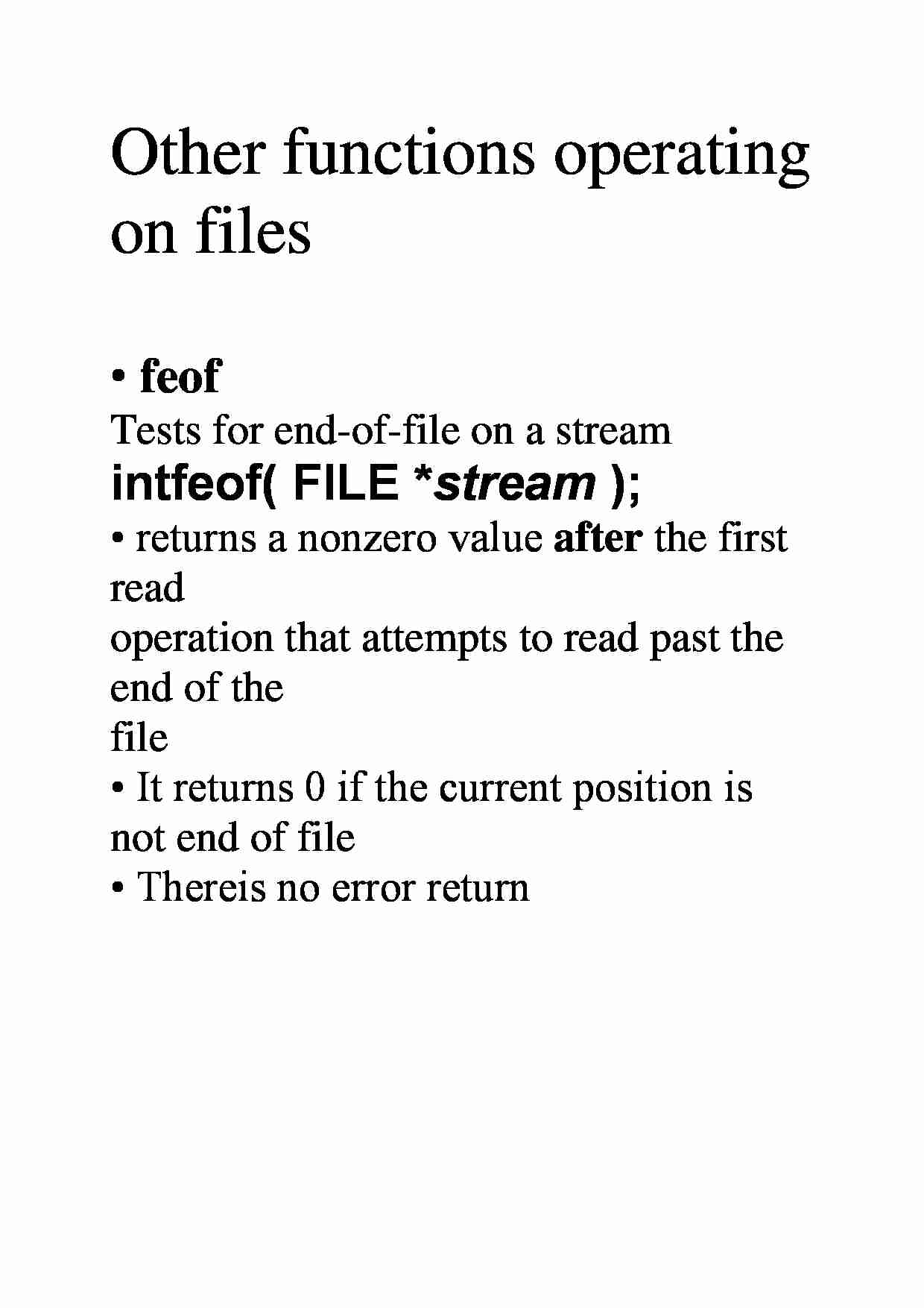 Other functions operating on files - strona 1
