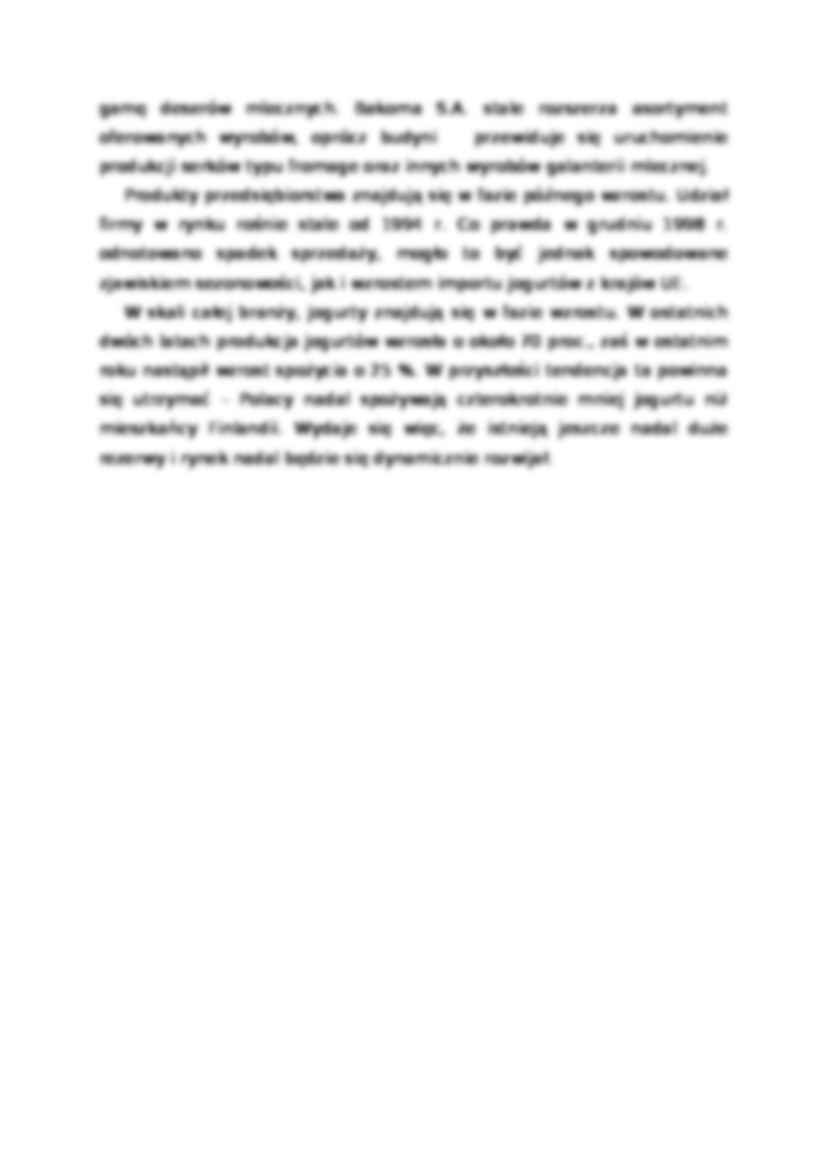 Analiza strategiczna - Bakoma - Struktura branży - strona 3