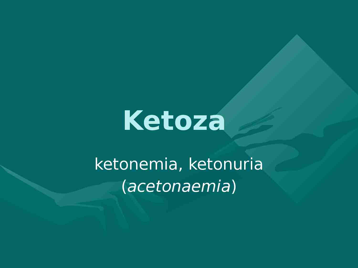 Ketoza- prezentacja - strona 1