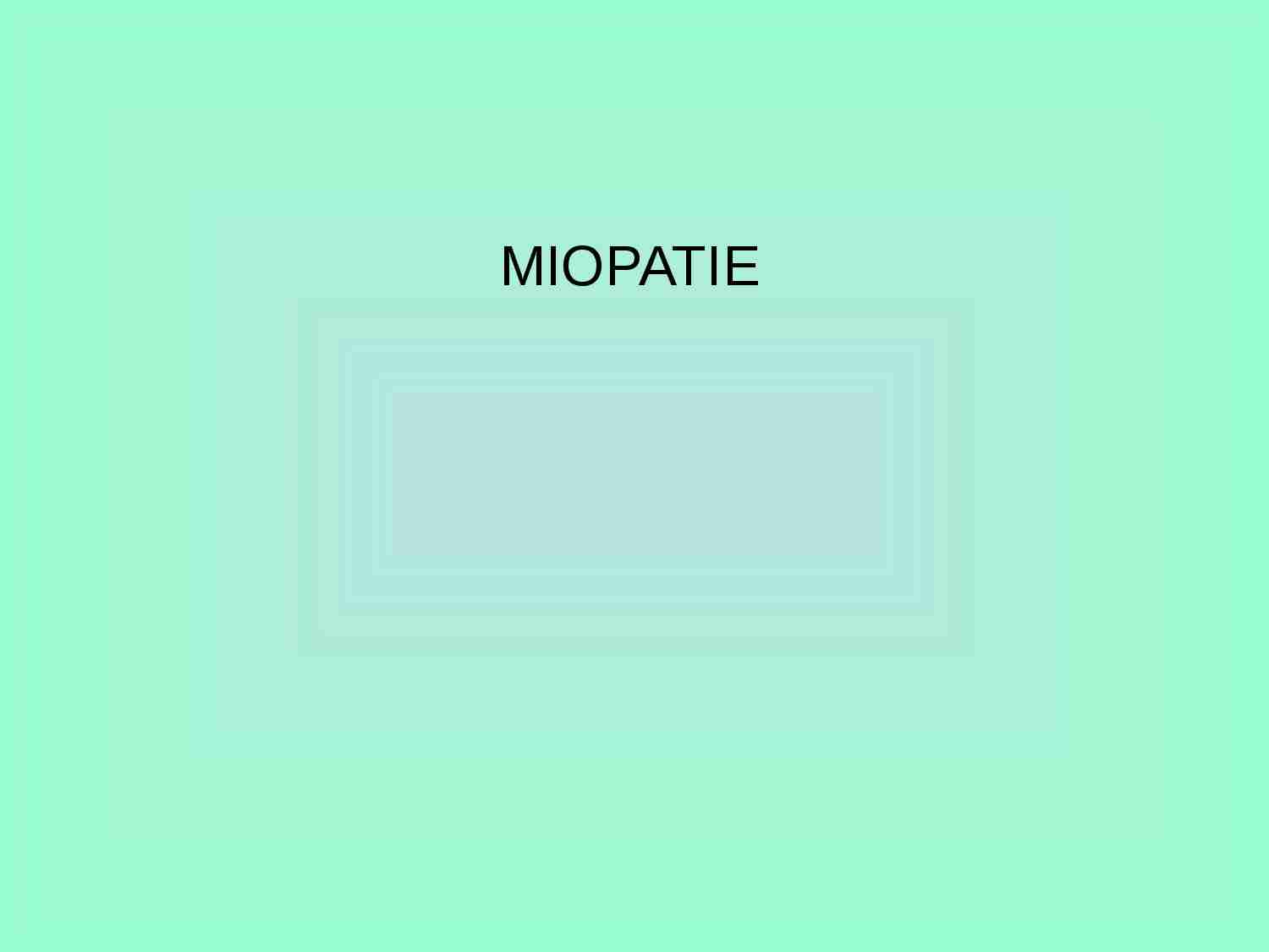 Miopatie - strona 1