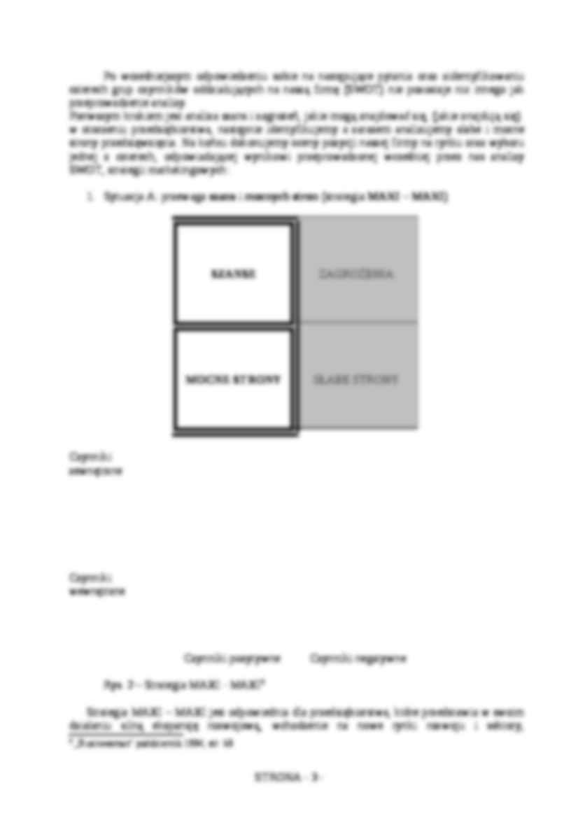 Analiza strategiczna SWOT - strona 3