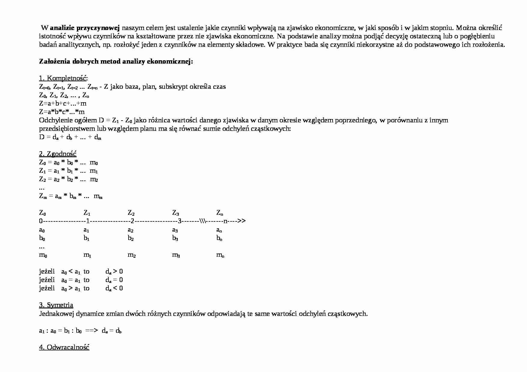 Analiza ekonomiczna 3 - strona 1