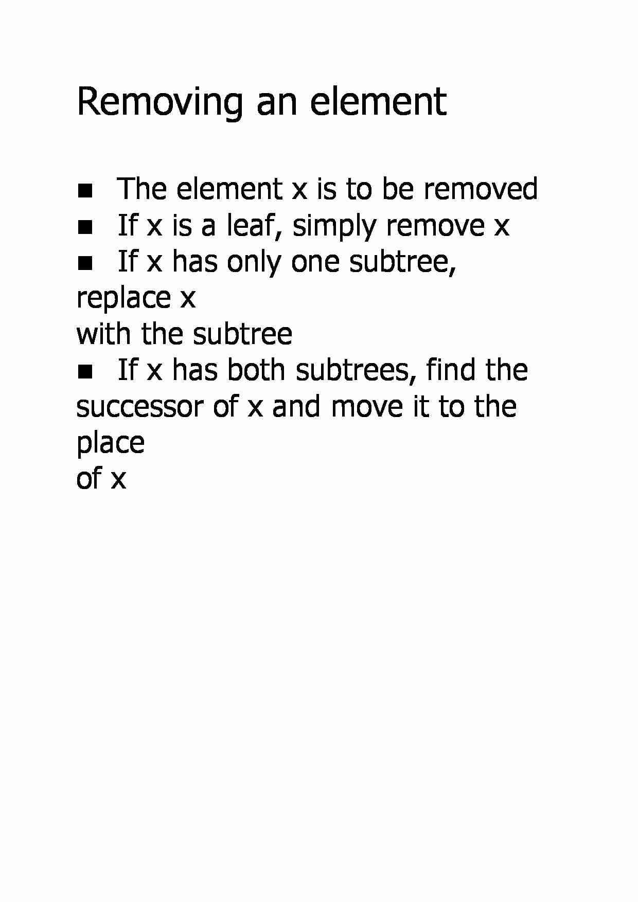 Removing an element - strona 1