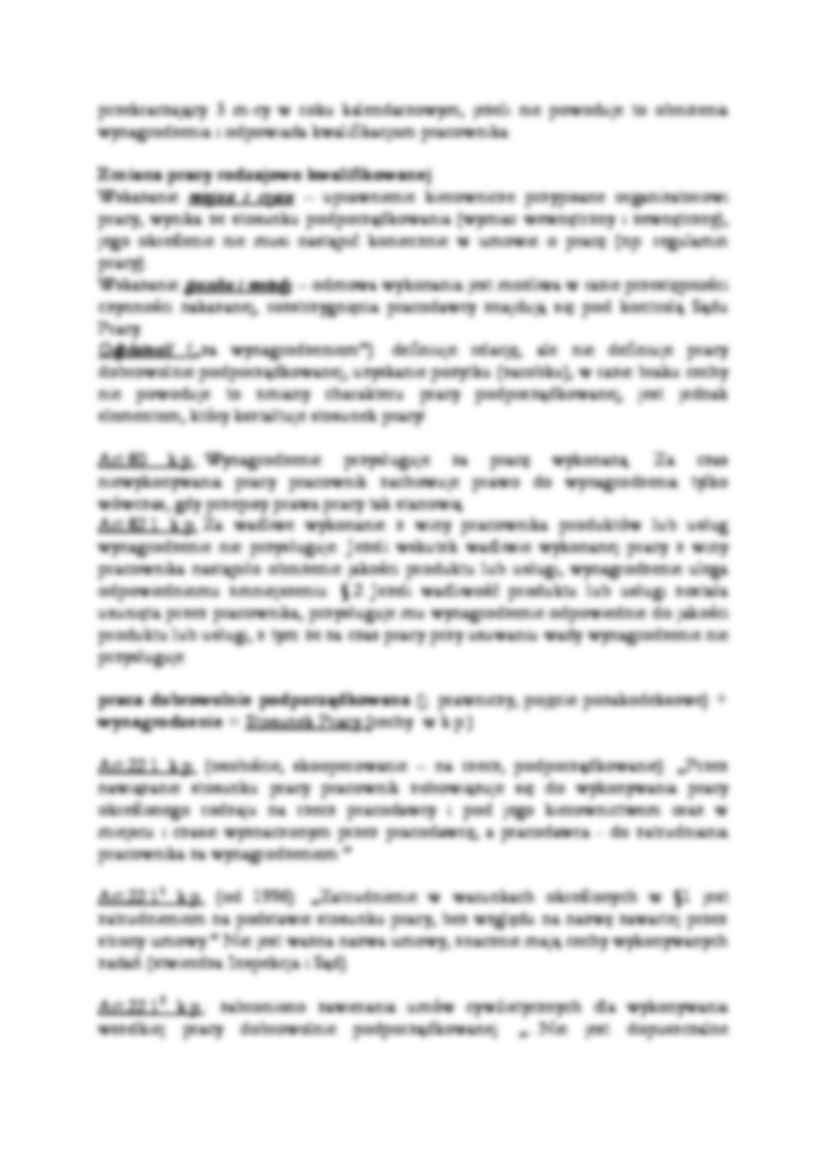 Umowa o pracę a umowa cywilistyczna  - strona 3