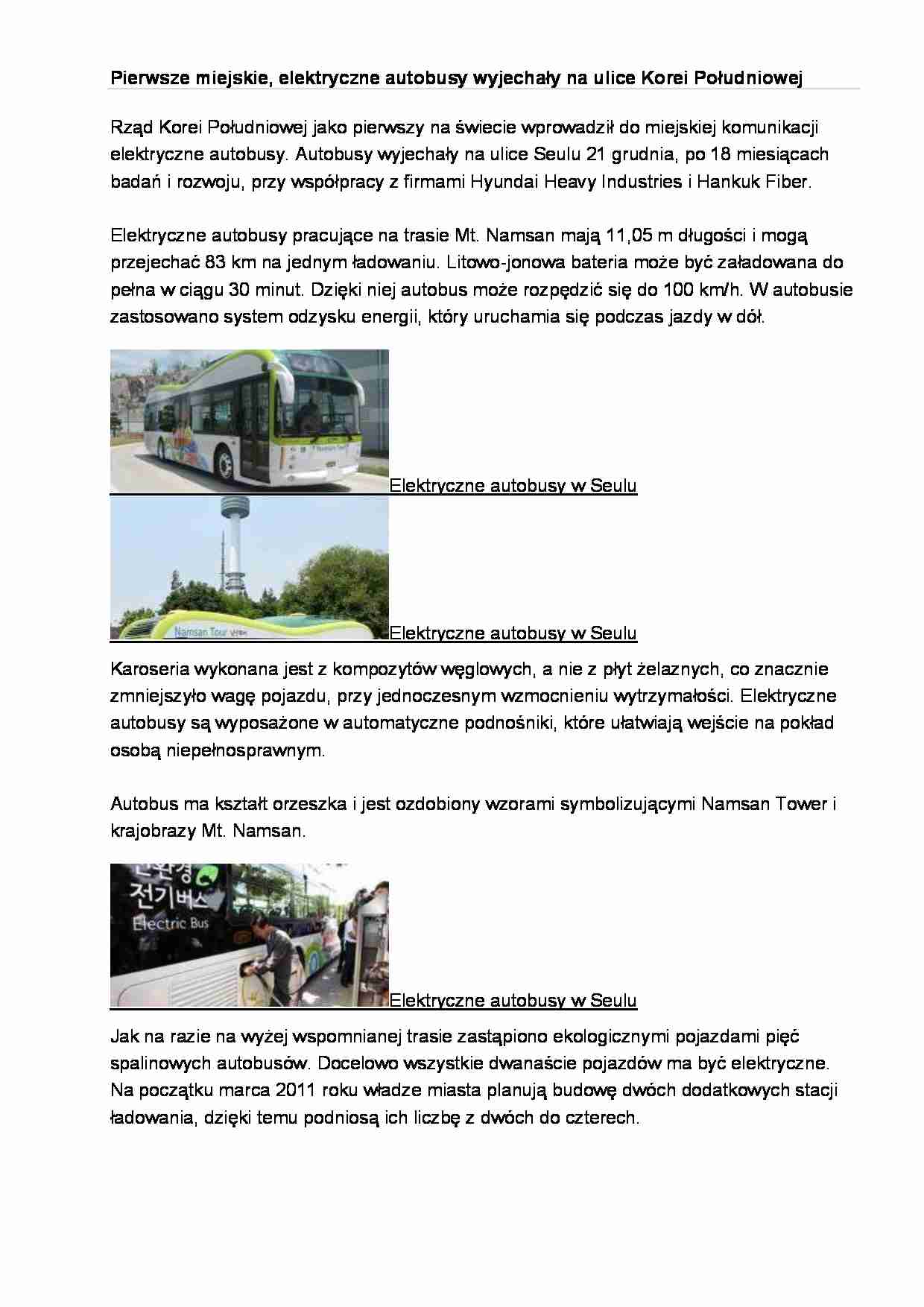  Elektryczne autobusy - strona 1
