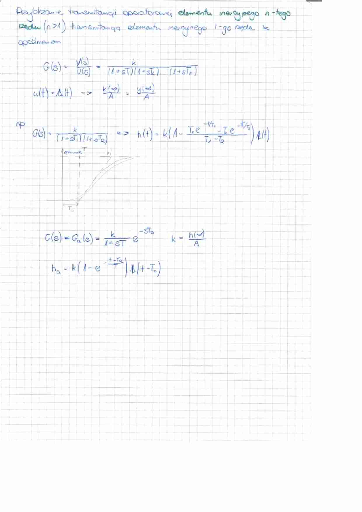 Elementy inercyjne n-tego rzędu - strona 1