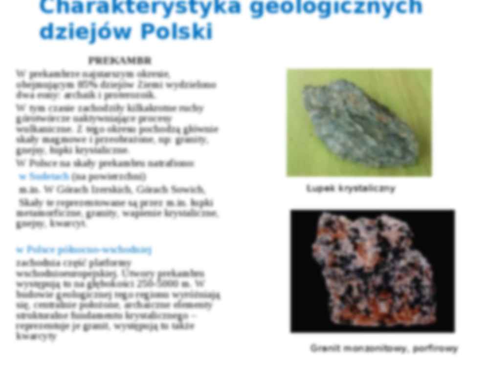Geologiczne dzieje Polski - strona 2