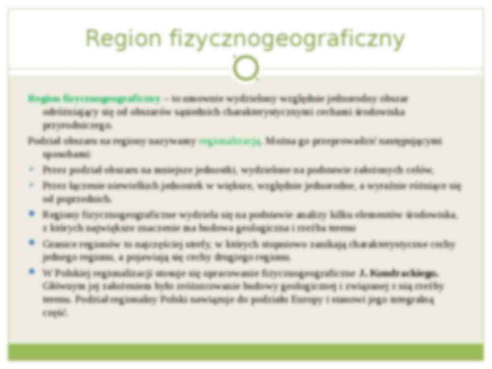 Regiony fizycznogeograficzne w Polsce - strona 2