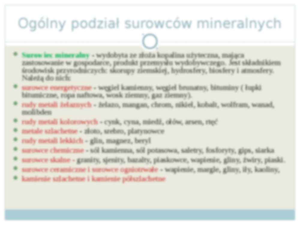 Surowce mineralne Polski - strona 2