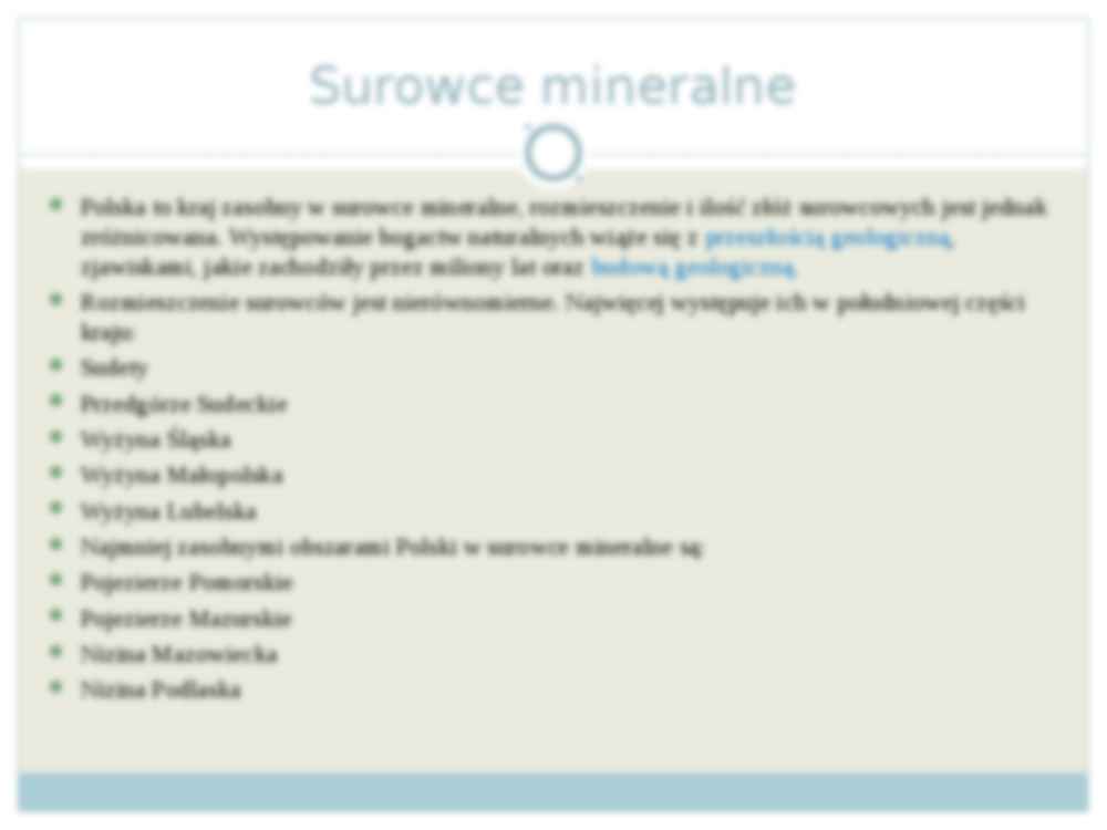 Surowce mineralne Polski - strona 3