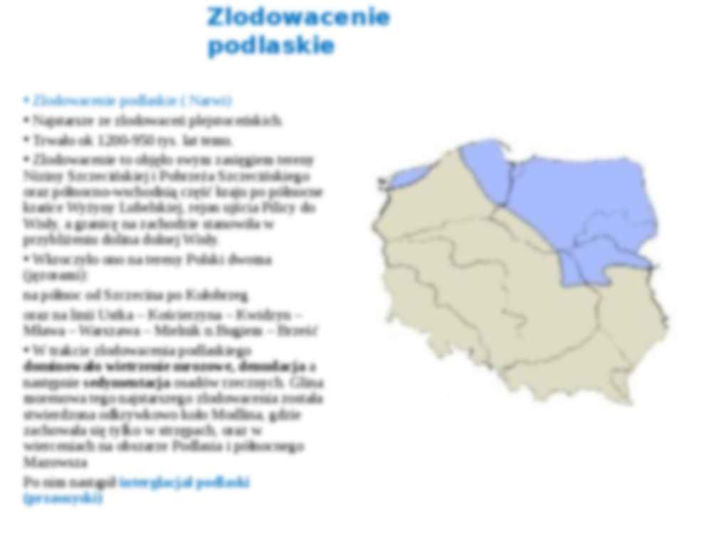 Zlodowacenia w Polsce oraz formy polodowcowe - strona 3