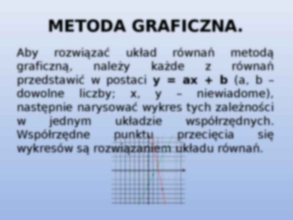 Rozwiązywanie równań - metoda graficzna - strona 3