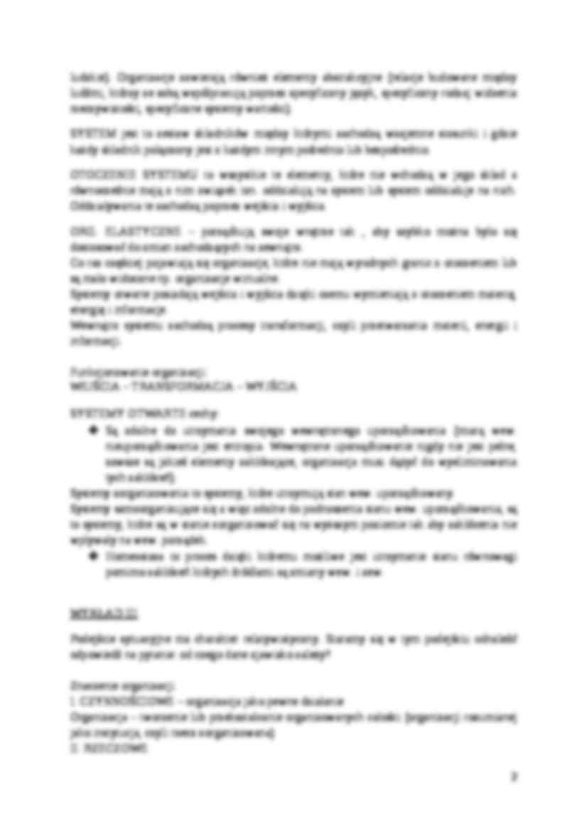 Organizacja i zarządzanie - podstawy  - strona 2