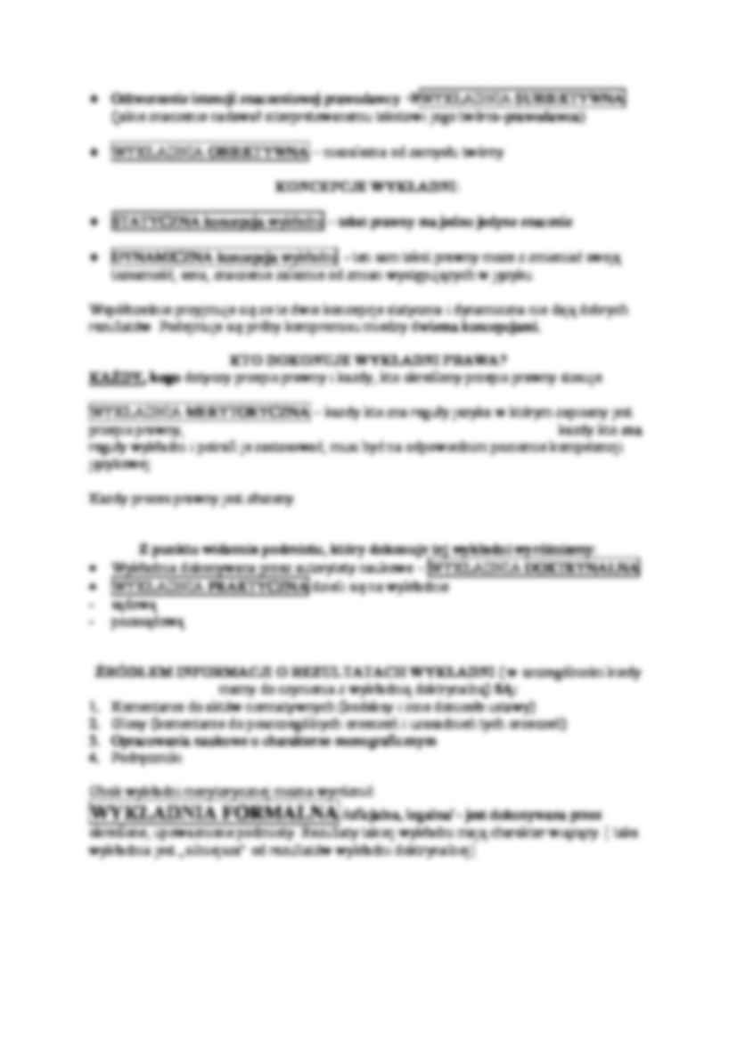 Rodzaje przepisów prawnych - wykład - strona 2