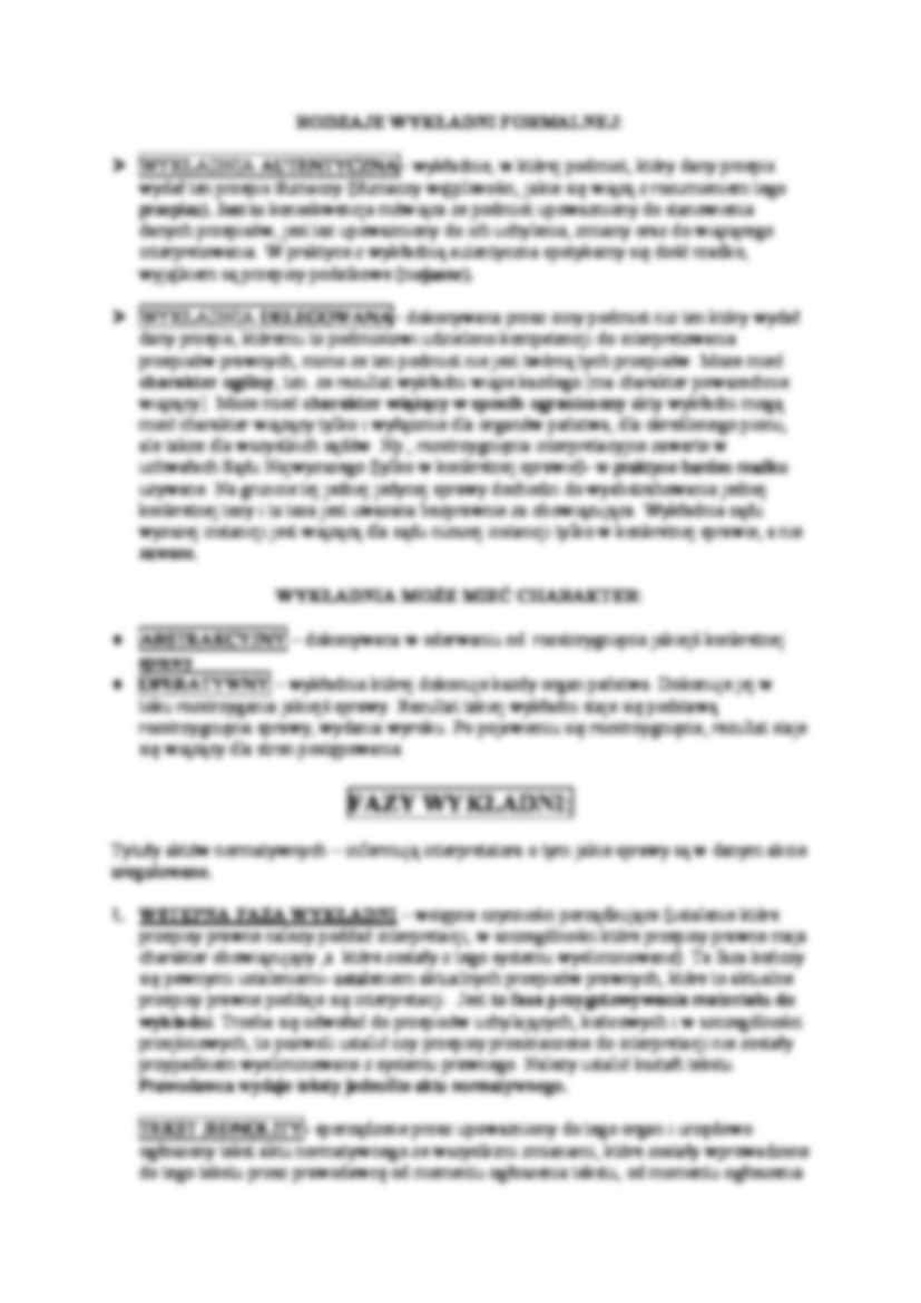 Rodzaje przepisów prawnych - wykład - strona 3