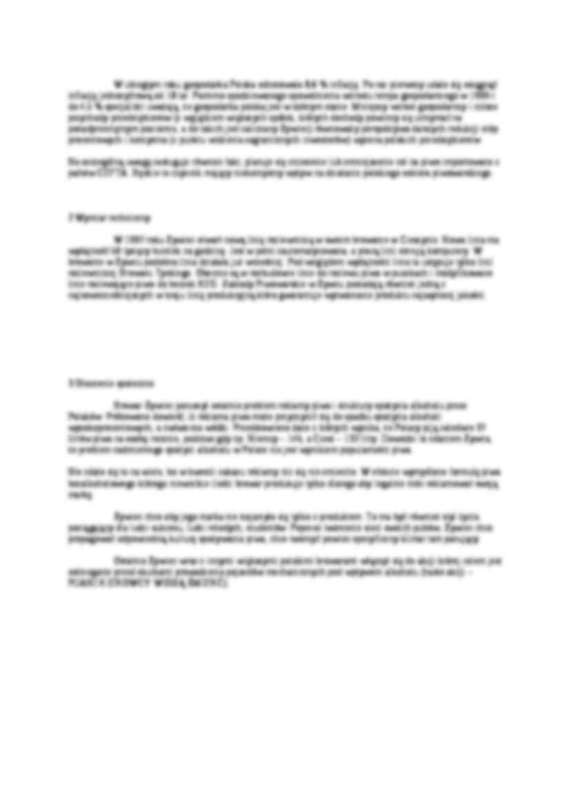 Analiza stragiczna zakładów piwowarskich w Żywcu - strona 3