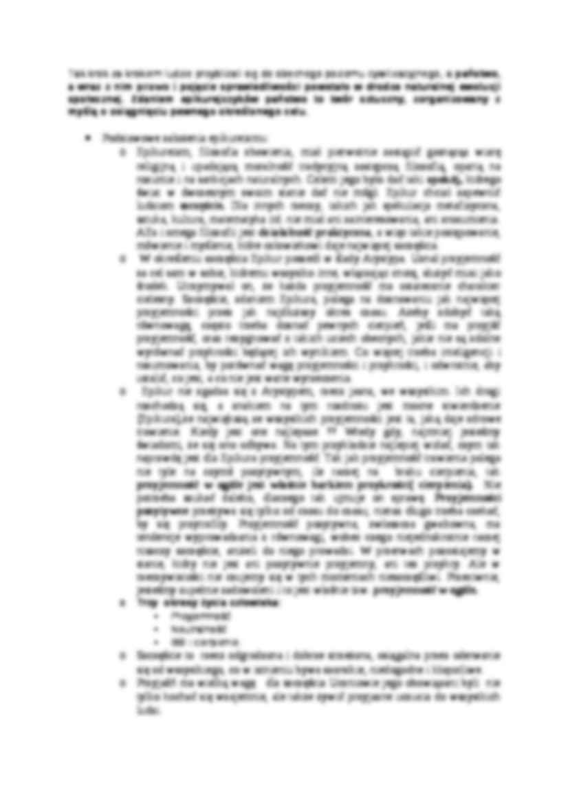 Podstawowe założenia epikureizmu - strona 2