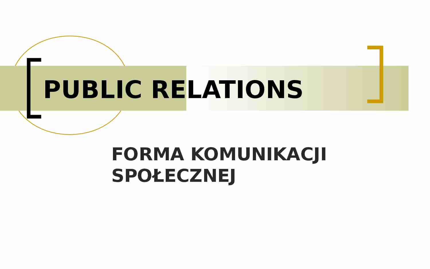 Public relations - prezentacja - strona 1