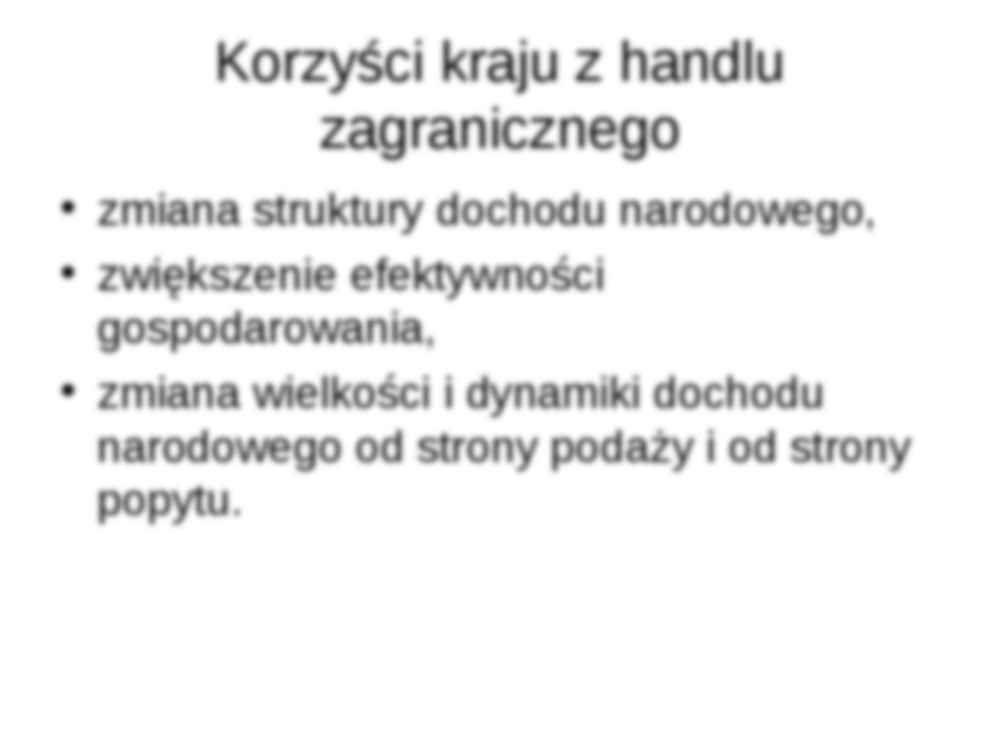 Rola handlu zagranicznego w gospodarce - strona 2