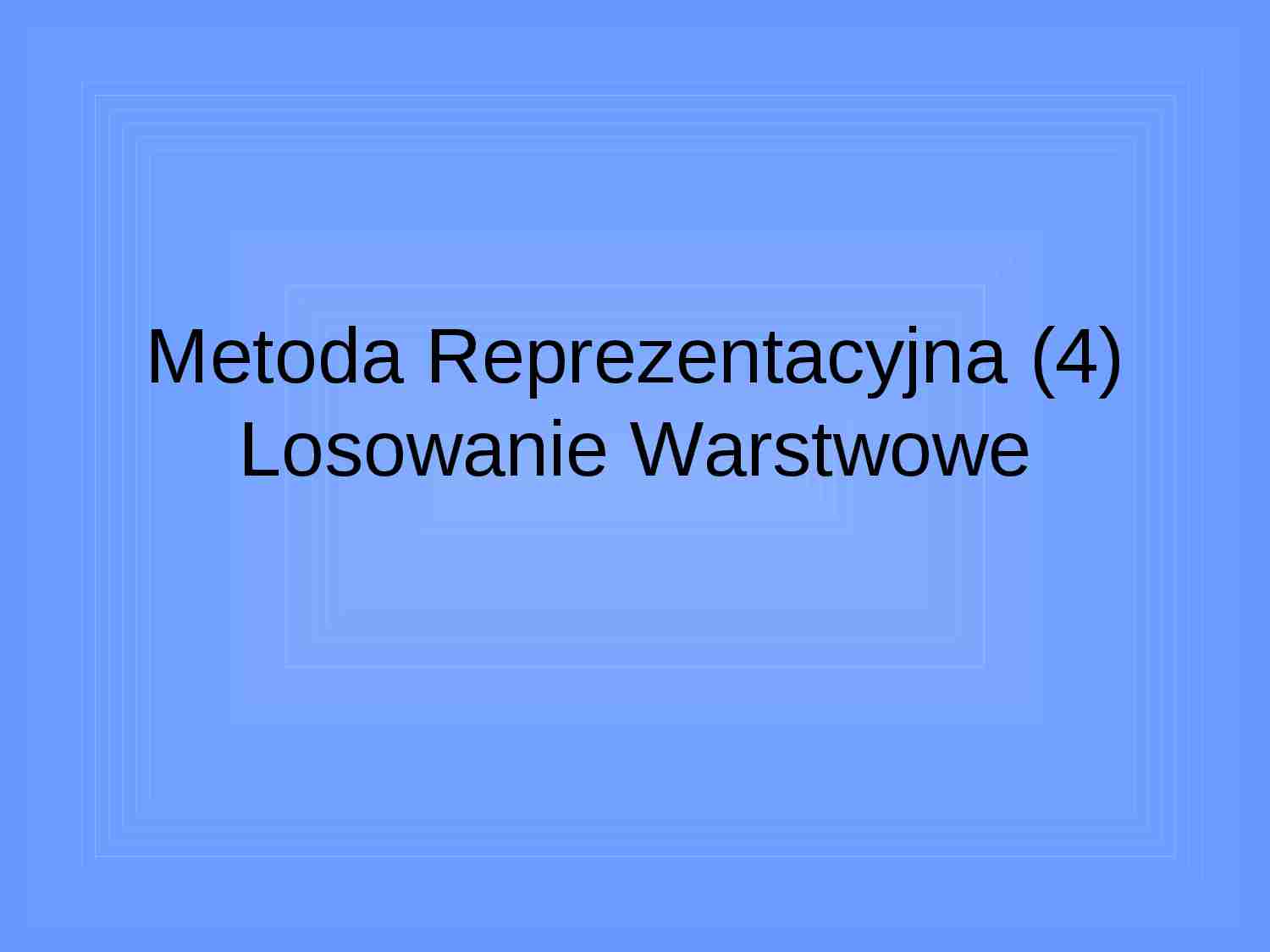 Metoda Reprezentacyjna (4) - strona 1