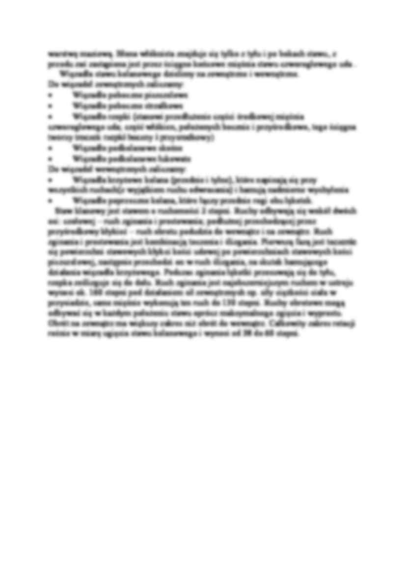 Możliwości rychowe i zabezpieczenine więzadłowe stawów łokciowego i kolanowego - strona 2