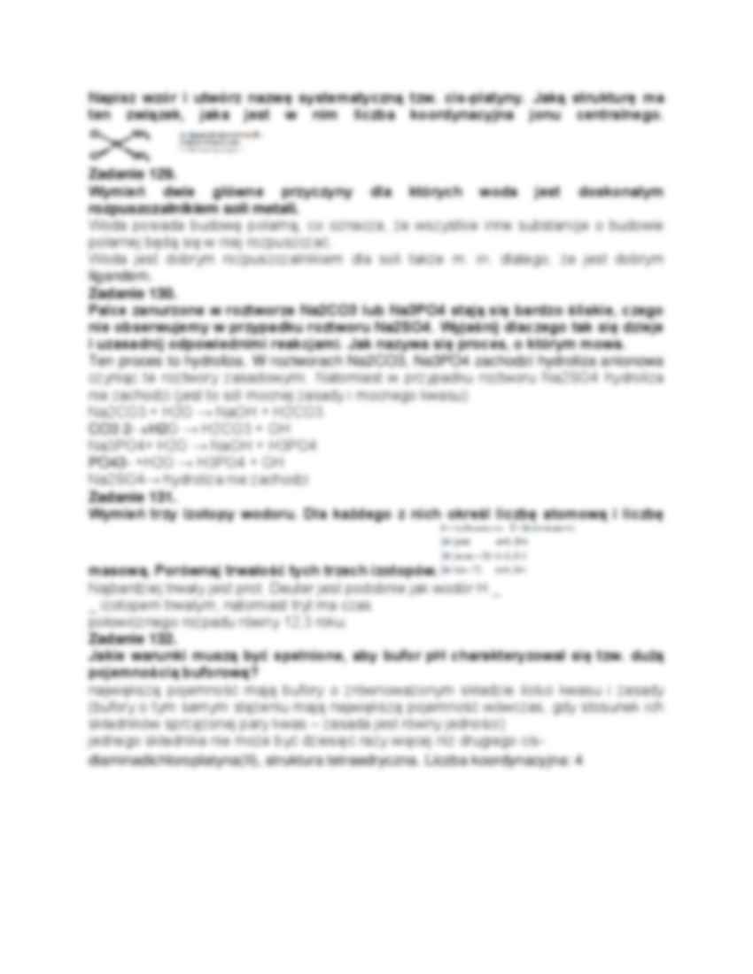Chemia analityczna-zadania - Reakcja egzotermiczna - strona 2