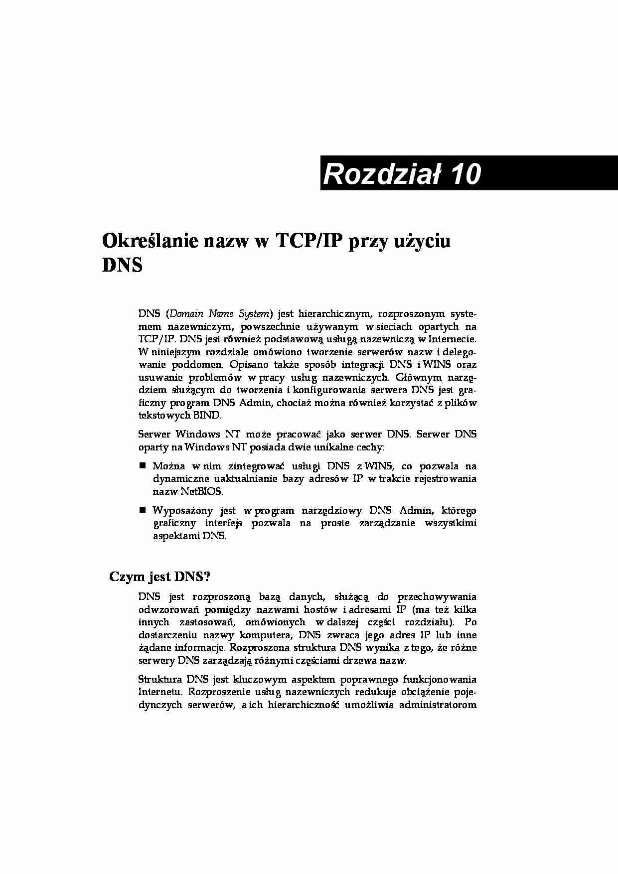 Architektura TCP IP w Windows 10 - strona 1