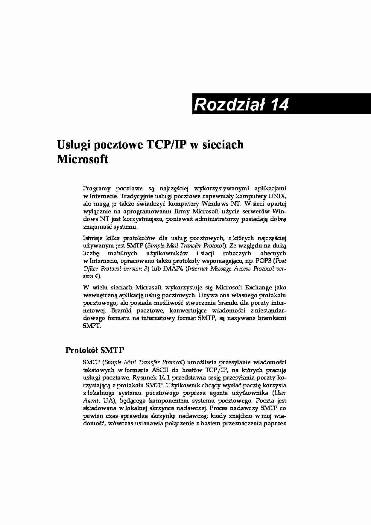 Architektura TCP IP w Windows 14 - strona 1