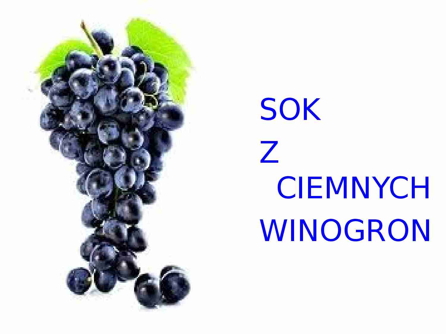 Sok z ciemnych winogron - strona 1