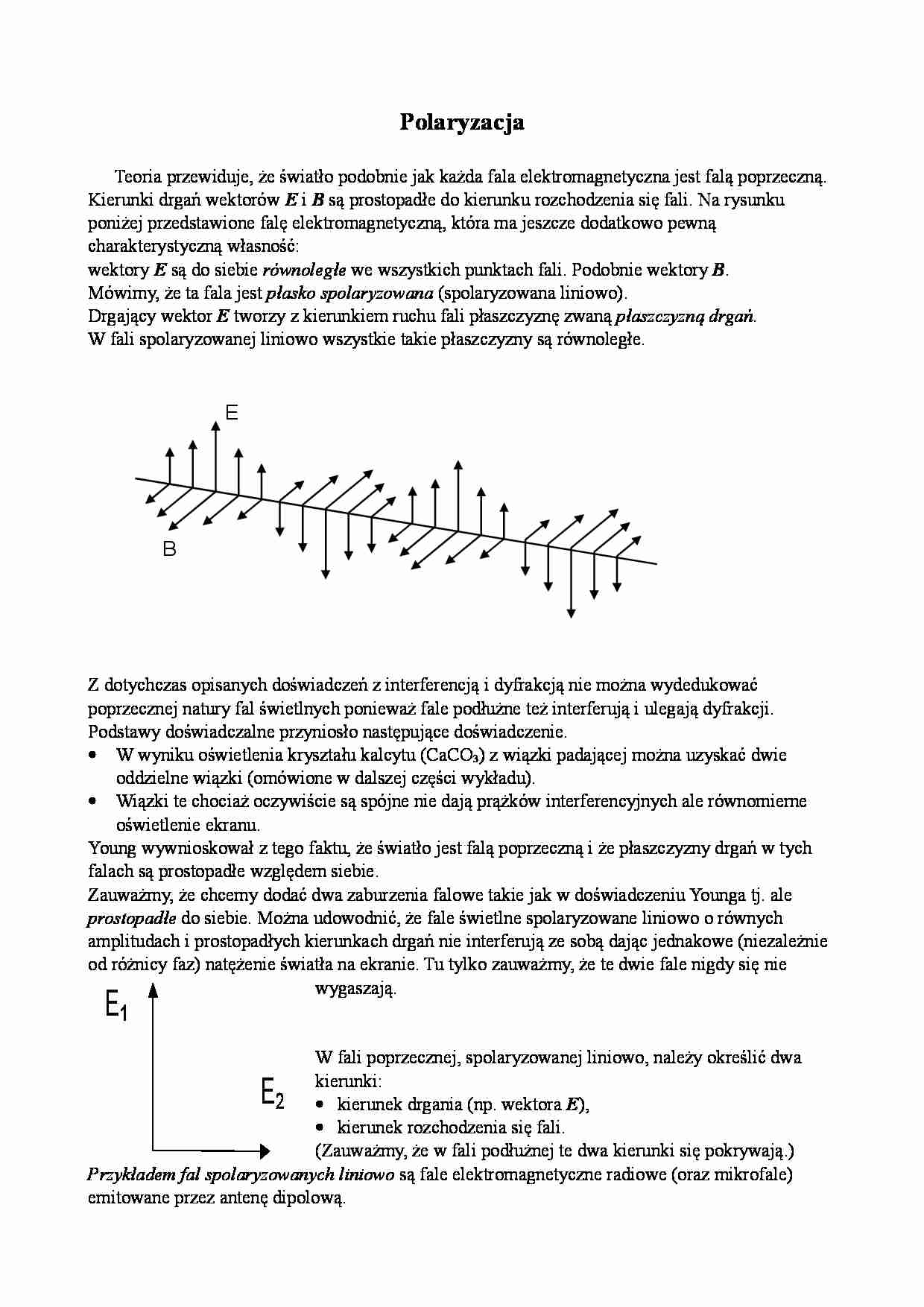 Polaryzacja w fizyce - strona 1